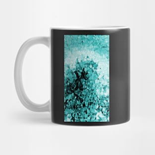 Blue Ice Winter Mosaic Mug